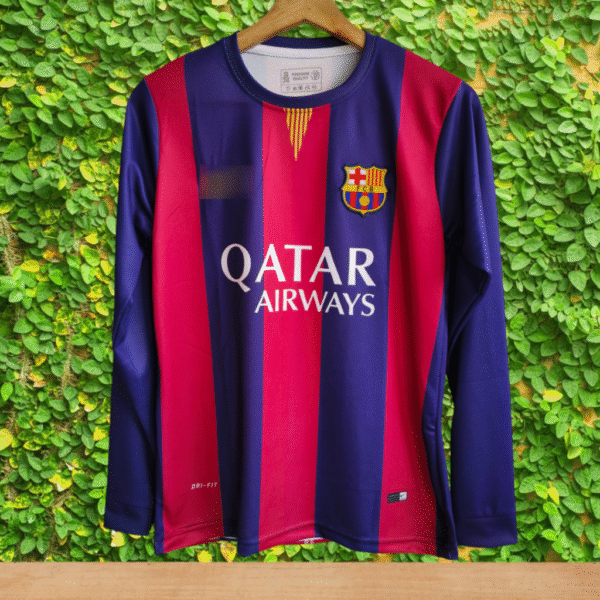 Best embroidery Barcelona neymar home jersey 2014 full sleeve