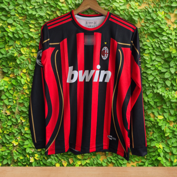 Best embroidery ac milan home jersey 2006