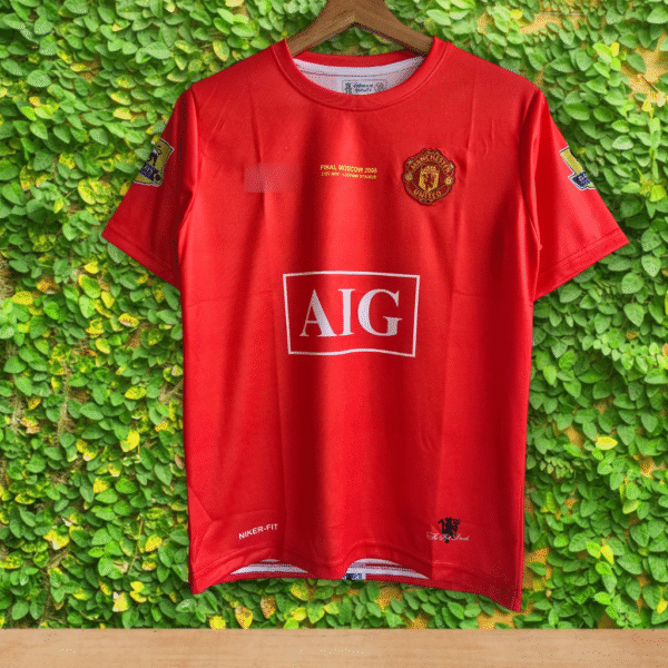 Best embroidery Manchester United Ronaldo 2008 half