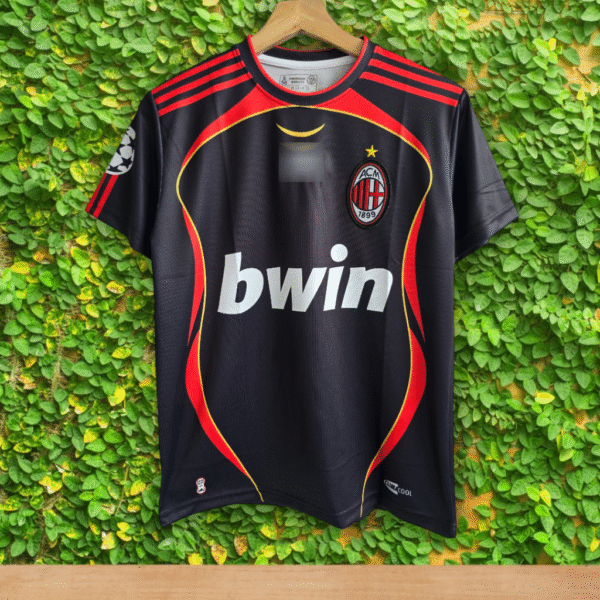 Best embroidery ac milan 3rd Maldini jersey