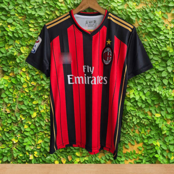 Best embroidery ac milan kaka jersey 2012-13