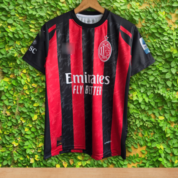 Best embroidery ac milan home pulisic jersey 2025-26