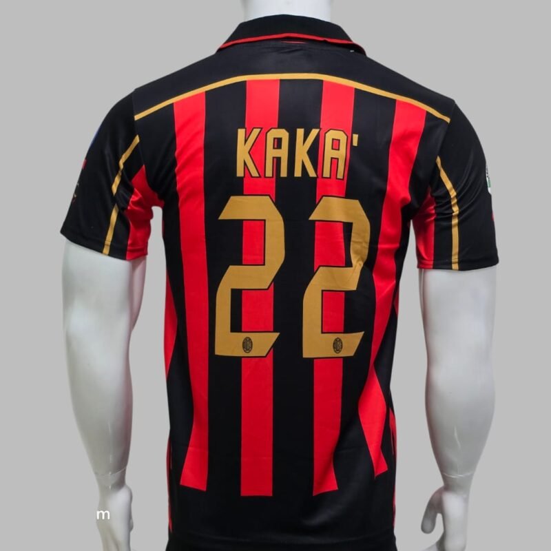 AC MILAN KAKA COLLER JERSEY HALF (2)