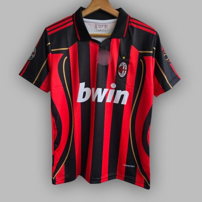 AC MILAN MALDINI JERSEY 2006 POLO HALF (3)