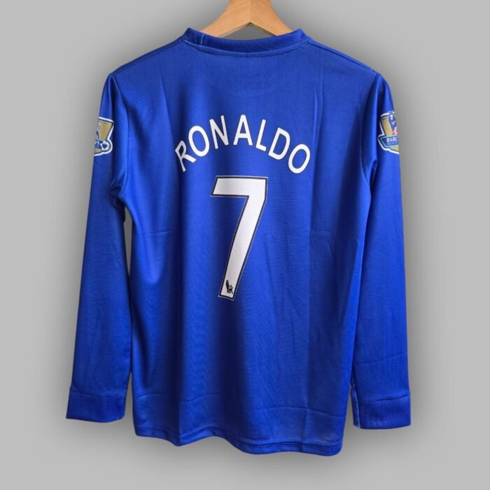 MANCHESTER AIG BLUE RONALDO JERSEY 2008 FULL