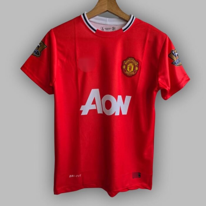 MANCHESTER AON ROONEY JERSEY RED (3)