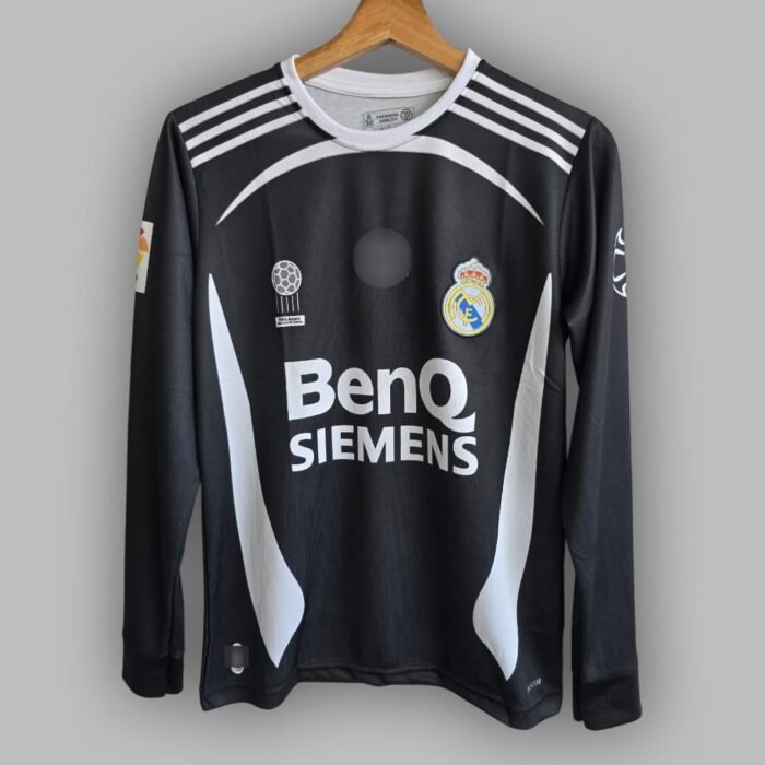 REAL MADRID BECKHAM JERSEY BLACK FULL (2)