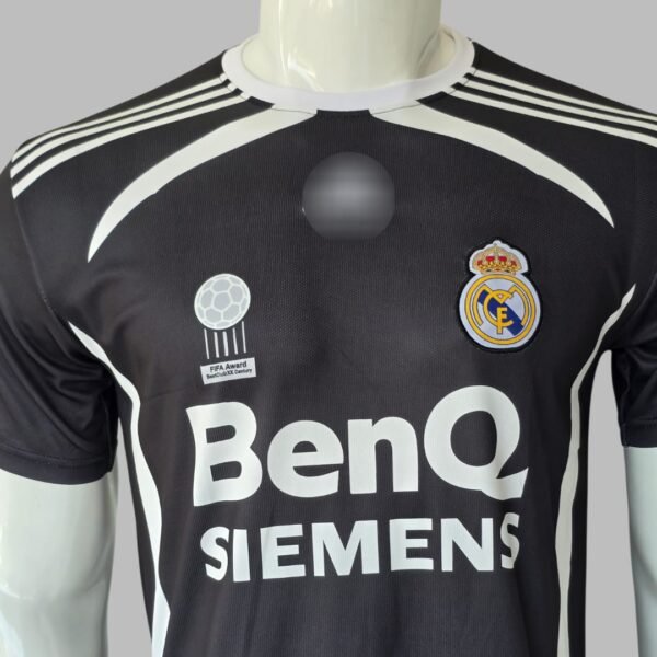real madrid benq beckham jersey black (3)
